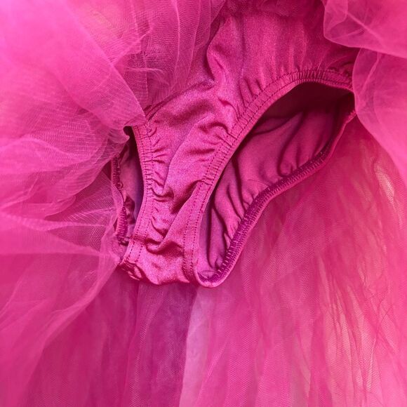 Curtain Call Costumes Style C154 Ballet Recital Dress Black Burgundy Velvet Crea - Picture 6 of 13